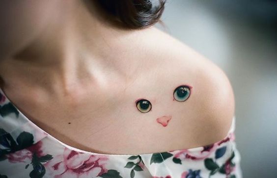 Cat Eye Tattoo shoulder